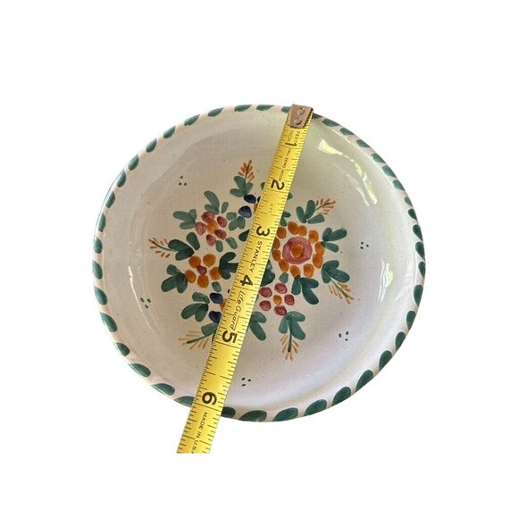 Set Of 2 Hand-Painted Floral Ceramic Bowls From Talavera Spain - Picture 3 of 3